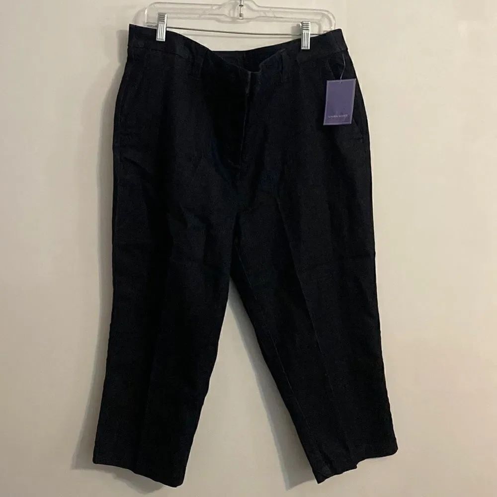 Laura Scott Tummy Control capris jeans, size 16